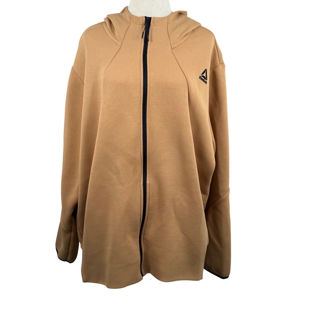 Reebok Momentum Fleece 3XL Full Zip Hoodie REM243HD03 Tech Athleisure Streetwear